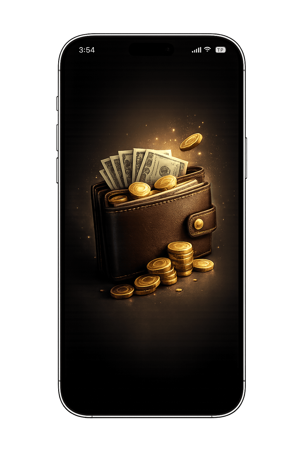 6chatting creator earnings wallet illustration on device